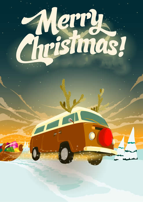 christmas campervan